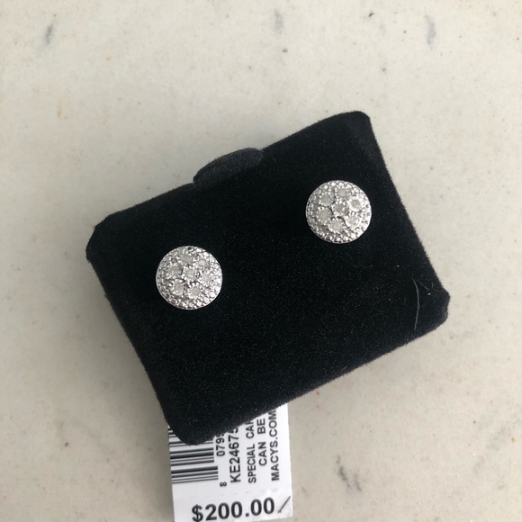 Diamond Earrings - Picture 3 of 3